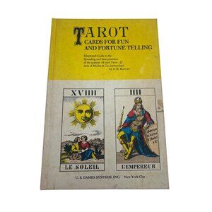 Tarot Cards For Fun And Fortune Telling By S.R. Kaplan Hardcover 1974 Edition